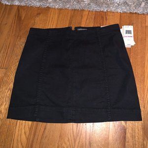 Jolt Black Mini Skirt